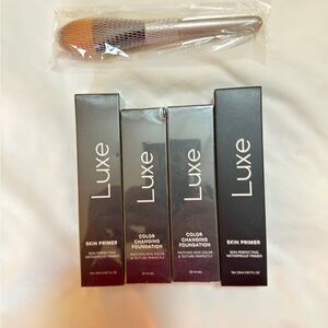 Luxe Makeup Primer & Color-Changing Foundation Set - Black